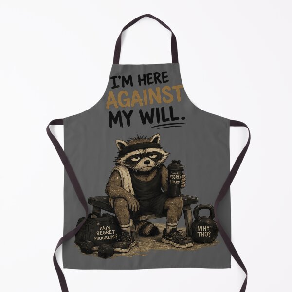 Item preview, Regret-Fueled Raccoon Gym Session designed and sold by Houldi.
