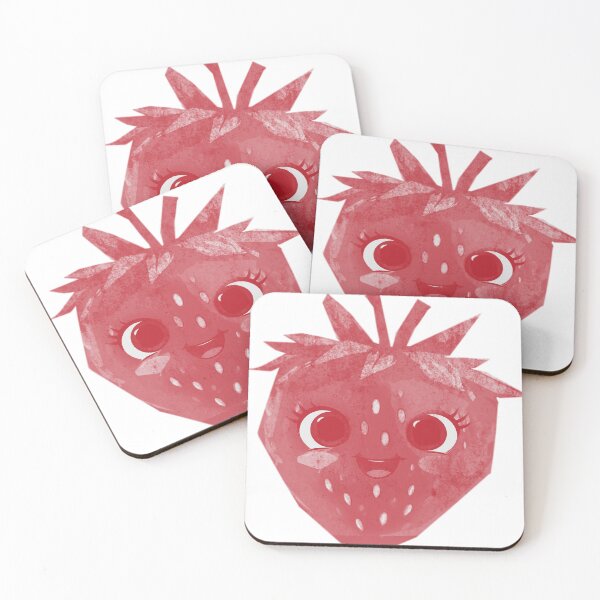 Item preview, cute strawberry designed and sold by kinpirks.