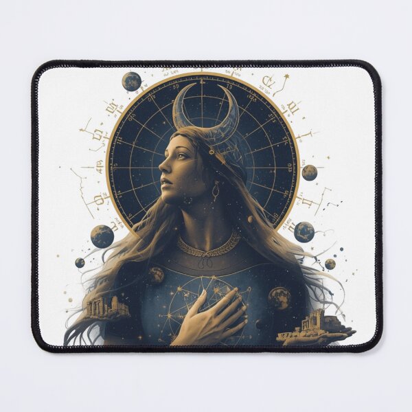 Item preview, Goddess Tanit Phoenician Cosmic Moon Ancient Carthage Mystical designed and sold by carthagia.