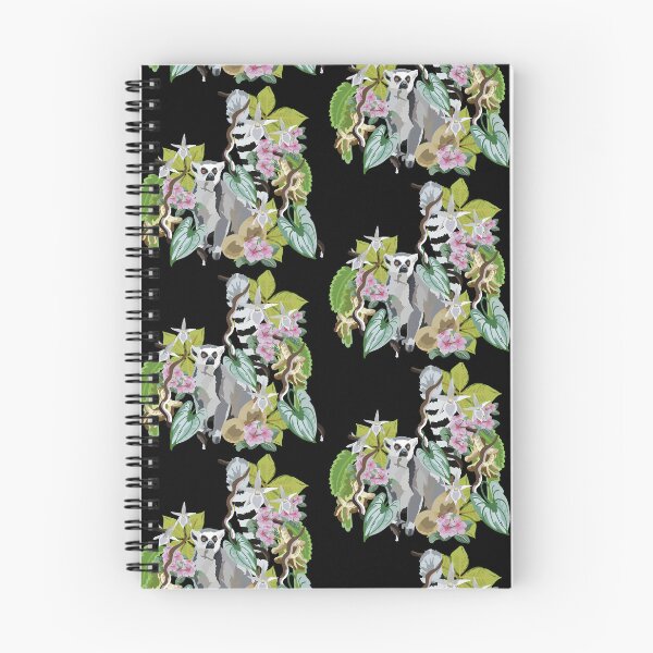 Item preview, Ringtail Lemur Native Flora Madagascar Wildlife Cute Lemur Botanical Nature Design designed and sold by PrettylittlepastelUk.