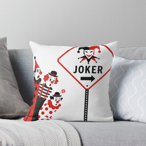 Item preview, Joker Road Sign & Clowns Minimalist Vector Poster designed and sold by Jandedan.