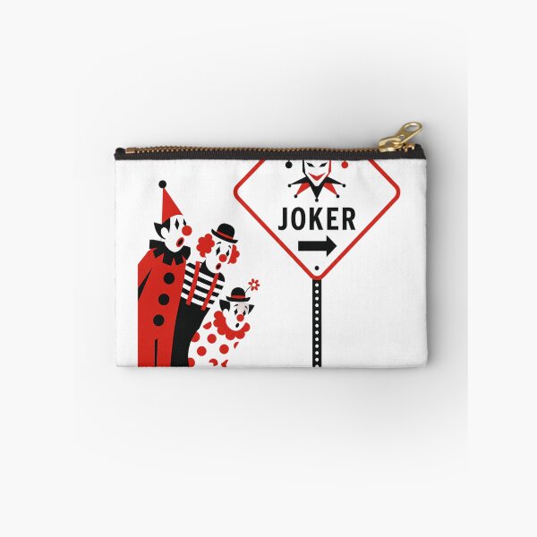 Item preview, Joker Road Sign & Clowns Minimalist Vector Poster designed and sold by Jandedan.