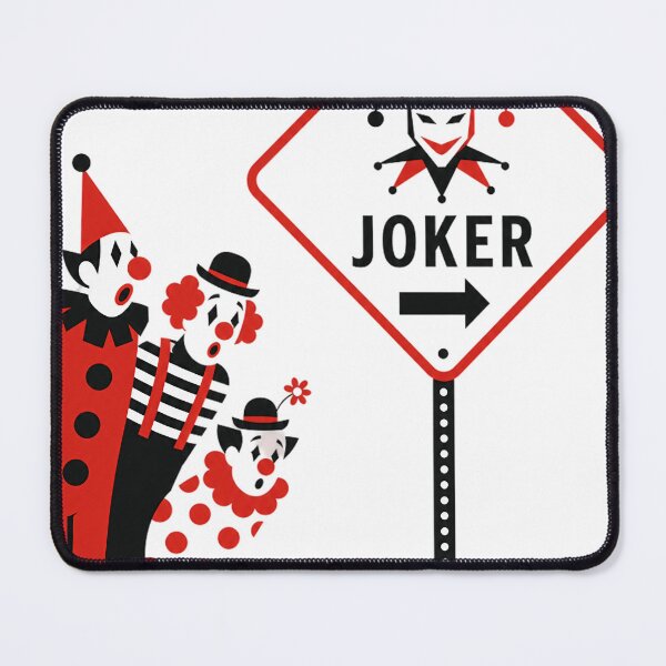 Item preview, Joker Road Sign & Clowns Minimalist Vector Poster designed and sold by Jandedan.