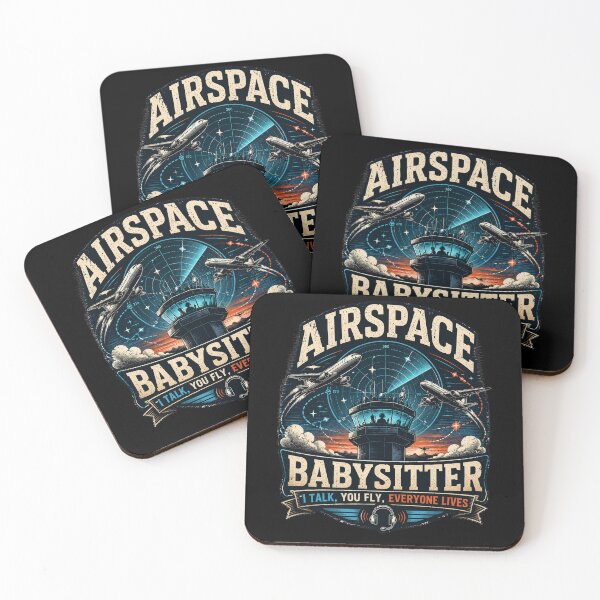 Item preview, Airspace Babysitter Funny Air Traffic Controller Vintage ATC  designed and sold by Rudinho102.
