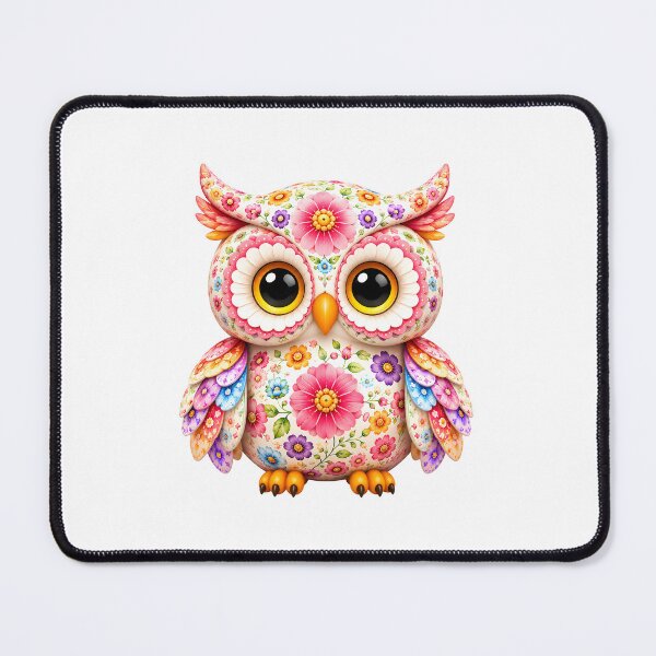 Item preview, Cute floral owl designed and sold by trendspatterns.