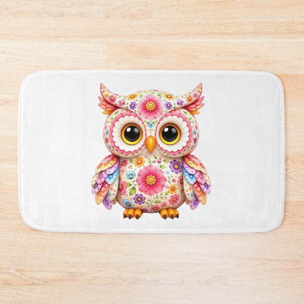 Item preview, Cute floral owl designed and sold by trendspatterns.