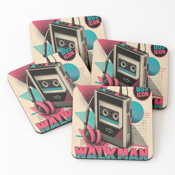 Item preview, Walkman 80s Icon T-Shirt | Retro Music Player Memphis Style Tee designed and sold by SunnyDesign82.