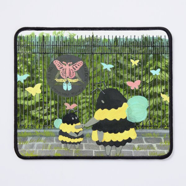 Item preview, Happy Bees, Happy Trees: Gouache Painting designed and sold by Nemcha.Creates.