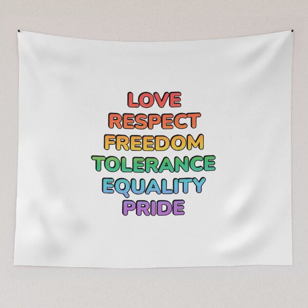 Item preview, Gay Pride Values designed and sold by Inspirationmotivation.