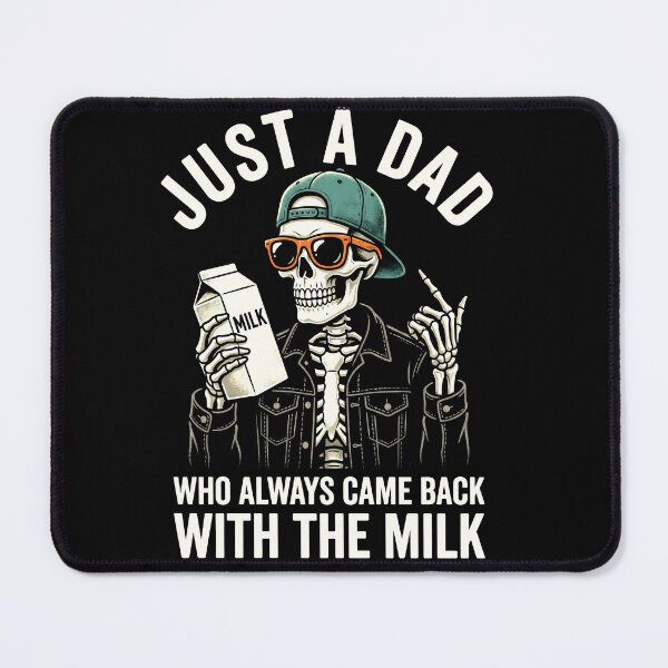 Item preview, Just A Dad Who Always Came Back With The Milk Funny Dad Shirt designed and sold by ArcaneArtistry.