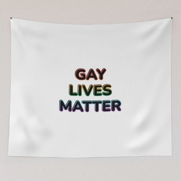 Item preview, GAY LIVES MATTER designed and sold by Inspirationmotivation.