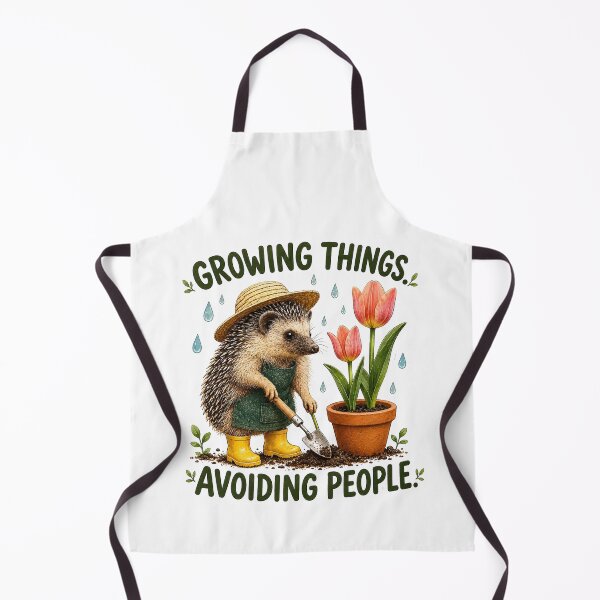Item preview, Funny Hedgehog Gardening Plant Lover Gift designed and sold by Gentlestate.