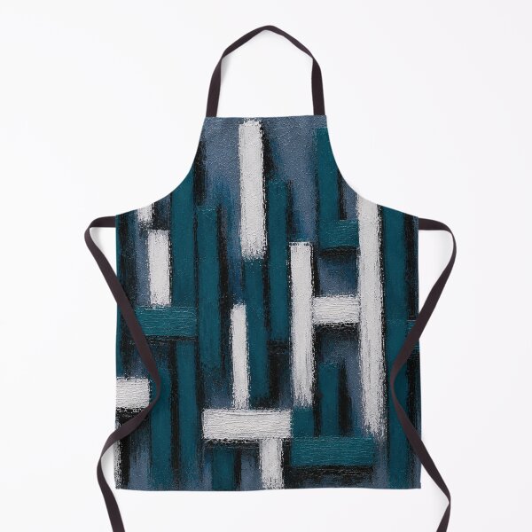 Item preview, Turquoise Structure – Abstract Geometric Impasto Wall Art designed and sold by Ingorgia Studio.