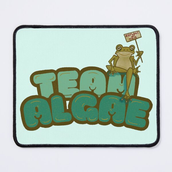 Item preview, Team Algae Frog Protester designed and sold by IllustrateAllie.