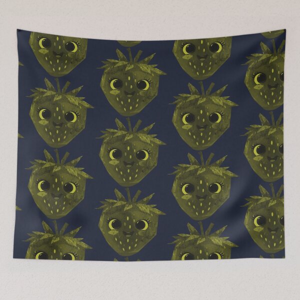Item preview, cute strawberry designed and sold by kinpirks.