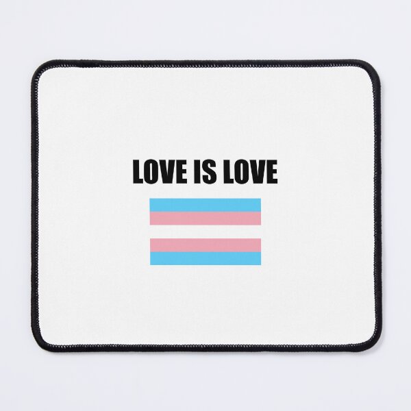Item preview, LOVE IS LOVE trans pride flag designed and sold by Inspirationmotivation.