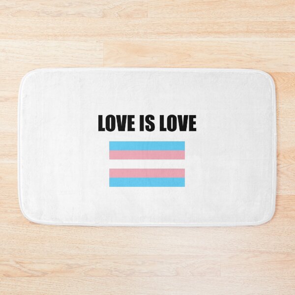 Item preview, LOVE IS LOVE trans pride flag designed and sold by Inspirationmotivation.