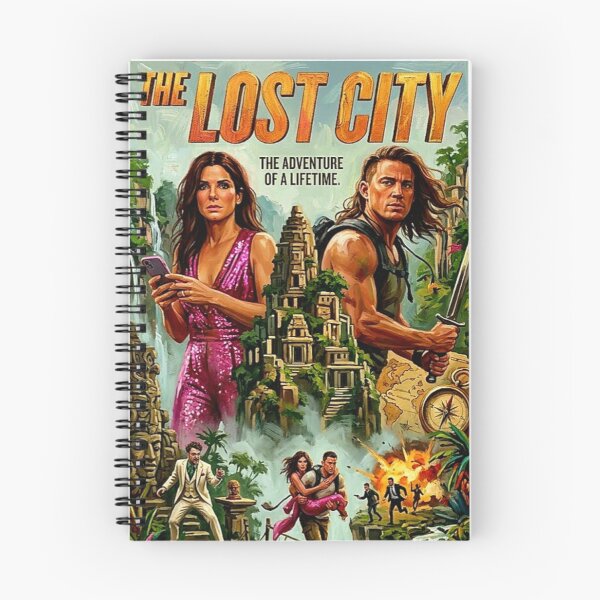 Item preview, The Lost City: Retro Action Adventure Movie Art Poster designed and sold by Art's Diner.
