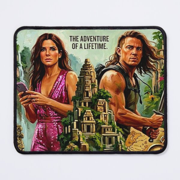 Item preview, The Lost City: Retro Action Adventure Movie Art Poster designed and sold by Art's Diner.