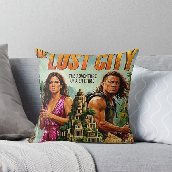 Item preview, The Lost City: Retro Action Adventure Movie Art Poster designed and sold by Art's Diner.
