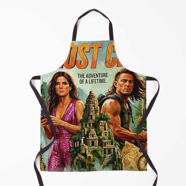 Artikelvorschau, Die verlorene Stadt: Retro-Action-Abenteuer-Filmplakat entworfen und verkauft von Art's Diner.