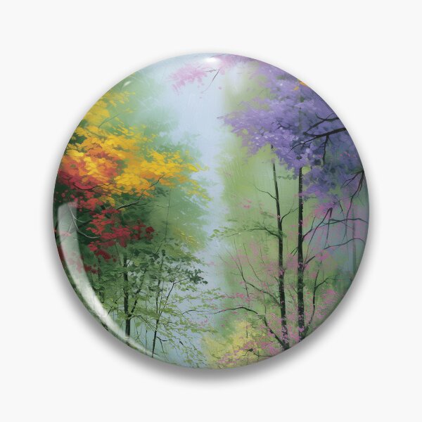 Item preview, Magical Botanical Forest in Bright Spring designed and sold by Brand Uno Studio.