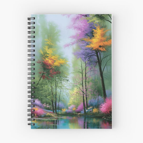Item preview, Magical Botanical Forest in Bright Spring designed and sold by Brand Uno Studio.
