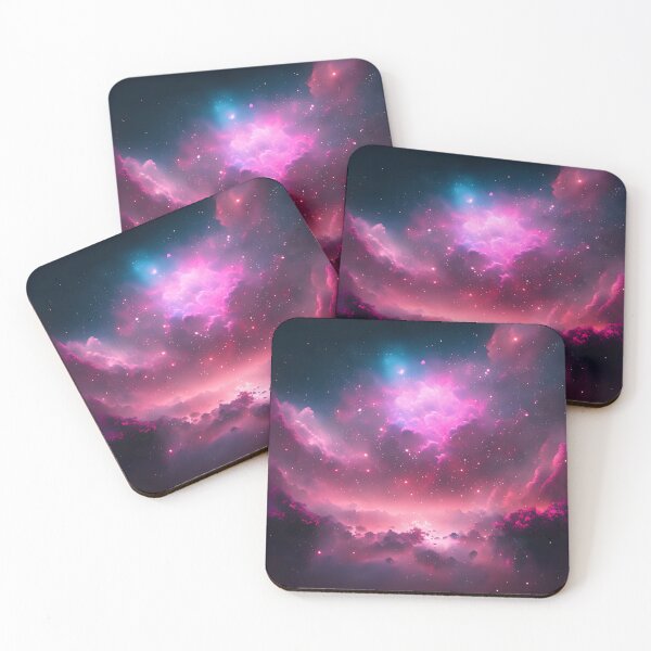 Item preview, Cosmic Fantasy Nebula Landscape – Surreal Space Art  designed and sold by stylishdzign.