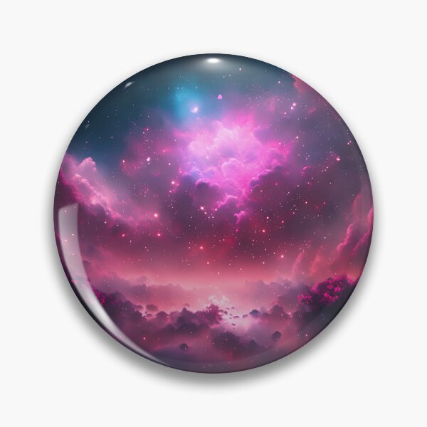 Item preview, Cosmic Fantasy Nebula Landscape – Surreal Space Art  designed and sold by stylishdzign.