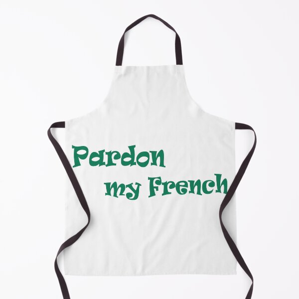 Item preview, Pardon My French Green Typography Design designed and sold by BetweenForms.