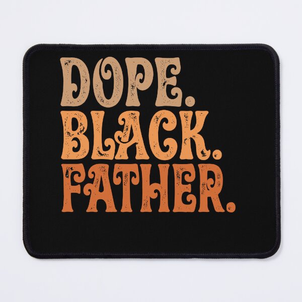 Item preview, Dope Black Father Retro Typography Proud Dad Gift Shirt designed and sold by ArcaneArtistry.