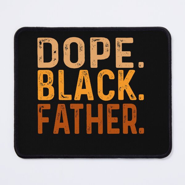Item preview, Dope Black Father Retro Typography Proud Dad Gift Shirt designed and sold by ArcaneArtistry.
