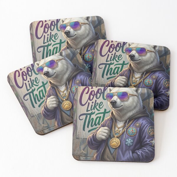Item preview, ❄️ Stay Cool Like That ?‍❄️ | Hip Hop Polar Bear Streetwear Graphic ? designed and sold by MAStrends.