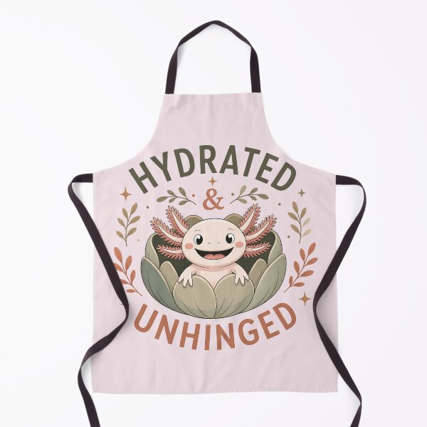 Item preview, Hydrated & Unhinged Happy Axolotl designed and sold by Weirdwildco69.