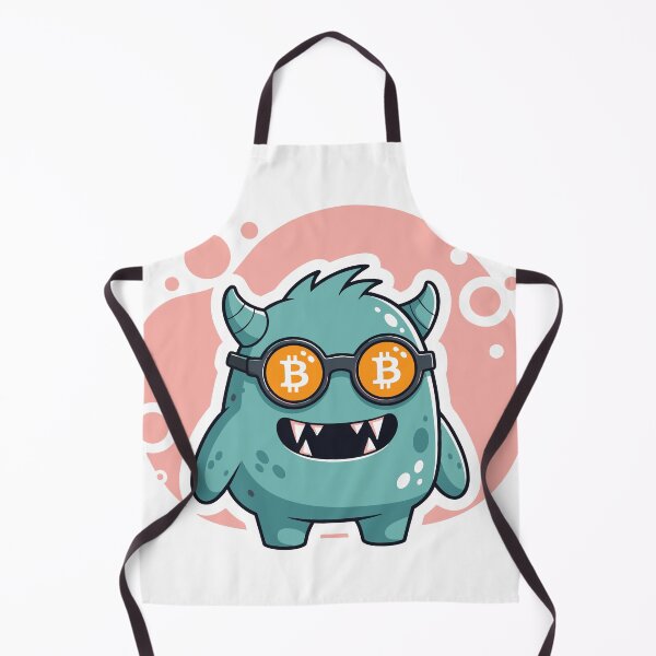 Item preview, Cute Monster with Bitcoin Glasses designed and sold by XYZ LAB by Jesuperman.