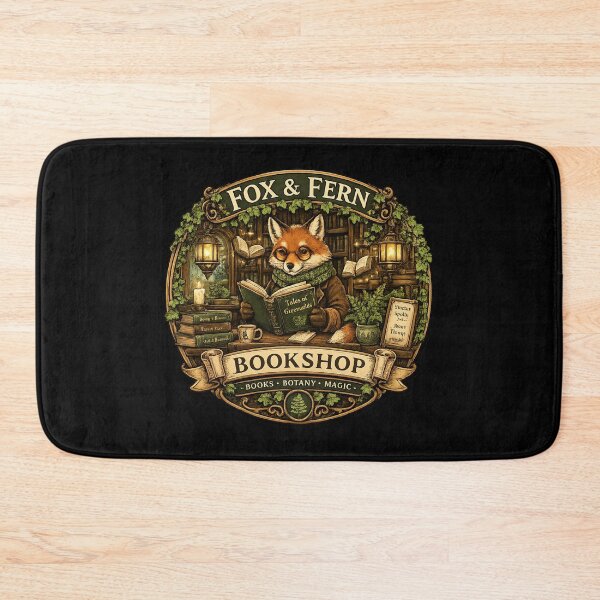 Item preview, Fox & Fern Bookshop Shirt | Cottagecore Fox Librarian | Cozy Fantasy Bookstore | Woodland Book Lover Gift designed and sold by MrDev.