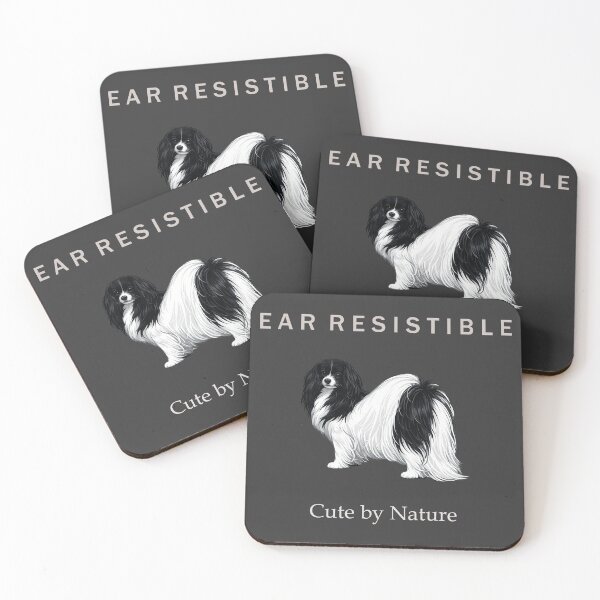 Item preview, EAR RESISTIBLE Phalene Dog Shirt | Cute by Nature | Elegant Phalene Lover Gift designed and sold by PapillonArtStudio.