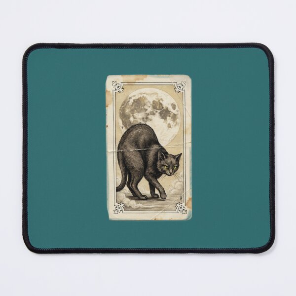 Item preview, A Cat On An Old Tarot Card designed and sold by Tiny Rage Crea.