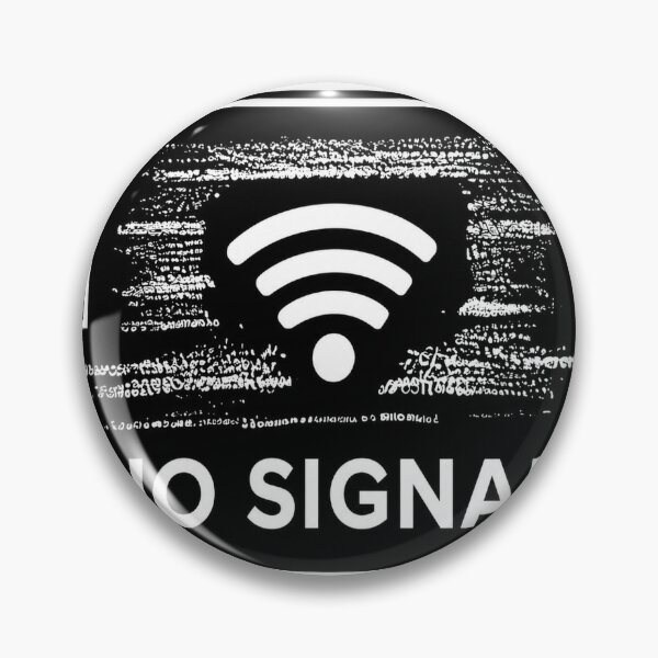 Item preview, No Signal WiFi Sticker | Digital Detox Graphic | Offline Mode Design designed and sold by echoartstd.