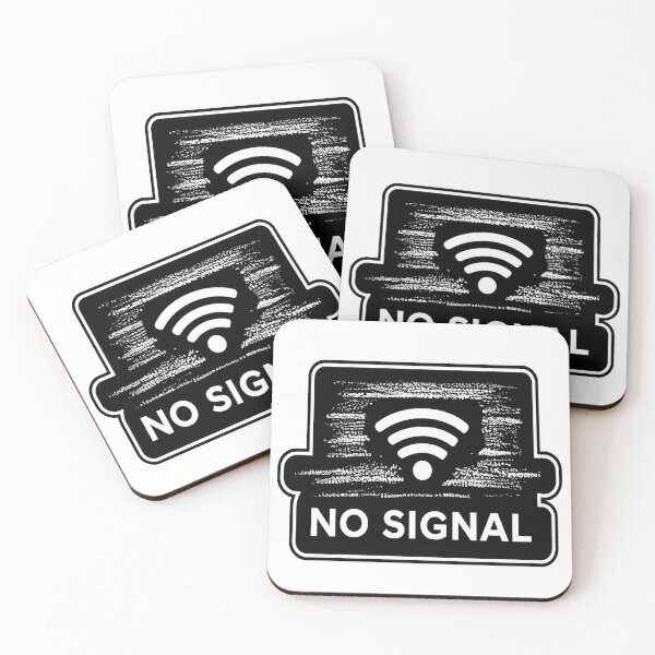 Item preview, No Signal WiFi Sticker | Digital Detox Graphic | Offline Mode Design designed and sold by echoartstd.