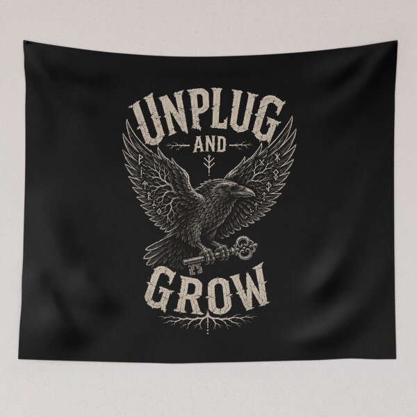 Item preview, Wealth Mindset & Financial Freedom Raven Design designed and sold by InnerwayStudio.