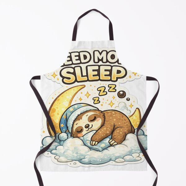 Item preview, Need More Sleep Cute Sleeping Sloth designed and sold by S06PMarketing.