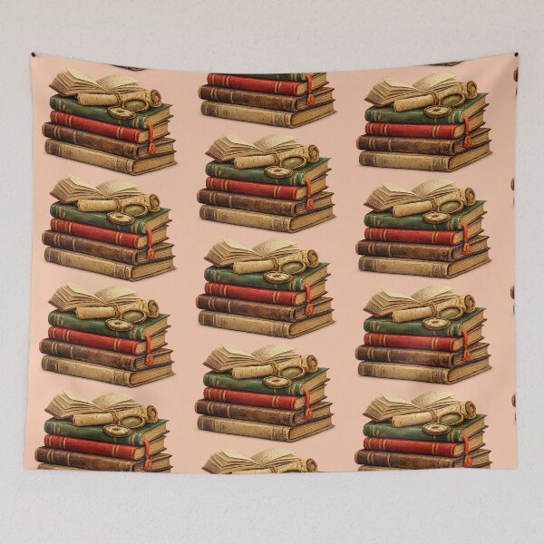 Item preview, Old Antique Books Stacked designed and sold by Fashimation20.