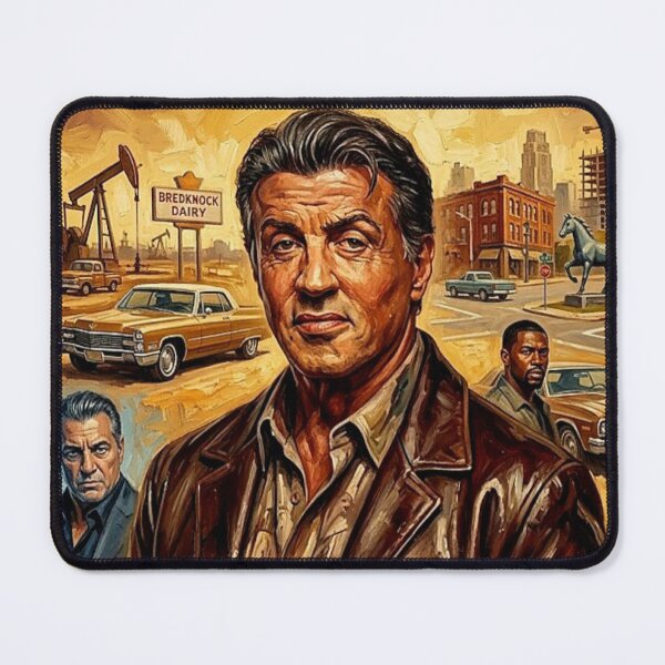 Item preview, Tulsa King Retro Mafia Crime Drama TV Series Art Poster designed and sold by Art's Diner.