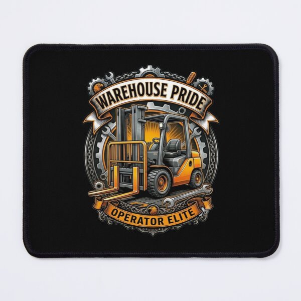 Item preview, Warehouse Pride Operator Elite T-Shirt - Forklift Badge designed and sold by ShiftGear-Zone.