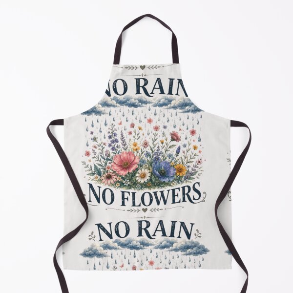Item preview, No Rain, No Flowers | Cozy Reading Rain Aesthetic | Pluviophile Sticker designed and sold by TulipsArtDesigns .
