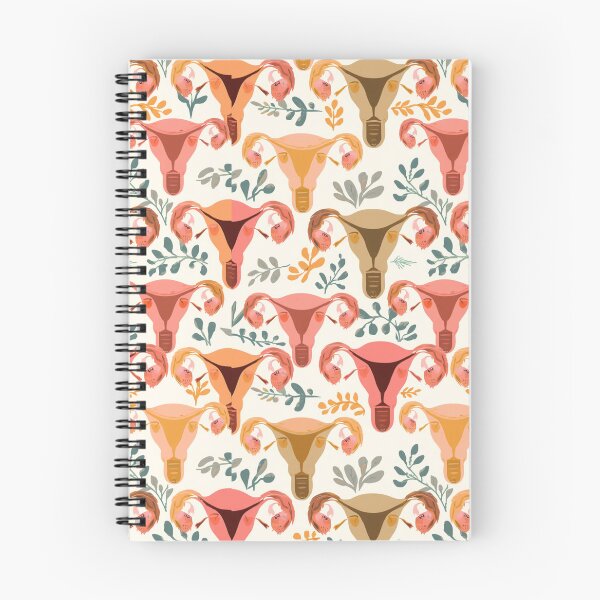 Item preview, Botanical Uterus Pattern designed and sold by laisavancini.