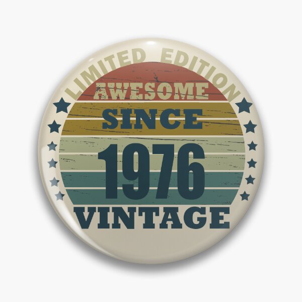 Item preview, Born in 1976 Awesome Since Vintage 50th Birthday Gift designed and sold by Alexaltay.