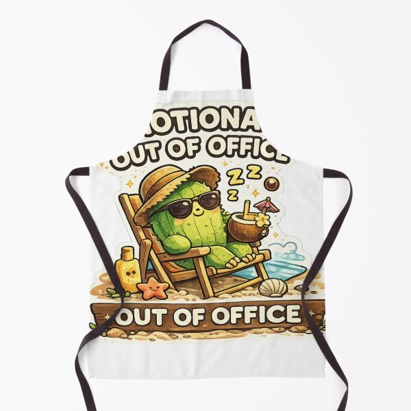 Item preview, Emotionally Out of Office Funny Cactus designed and sold by S06PMarketing.