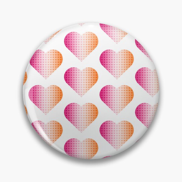 Item preview, Lesbian Pride Heart Pattern – Modern Graphic Design designed and sold by UndergroundRavers.